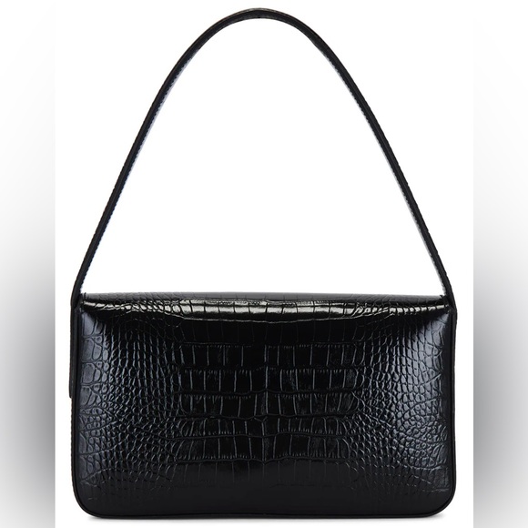 ANINE BING Elly Black Croc Bag NWT - Picture 3 of 6